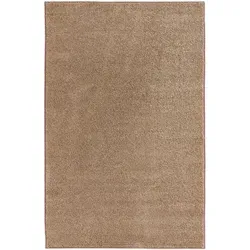 Hanse Home Webteppich Pure, Hellbraun, Kunststoff, Uni, rechteckig, 140x200 cm, stuhlrollengeeignet, pflegeleicht, strapazierfähig, leicht zusammenrollbar, in verschiedenen Größen erhältlich, für Fußbodenheizung geeignet, Teppiche & Böden, Teppiche, Webteppiche