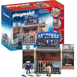 PLAYMOBIL 5421 Aufklapp-Spiel-Box Polizeistation