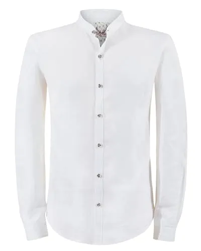 Stockerpoint Herren Vettel Trachtenhemd, Weiß, XL EU - Trachtenhemden für Herren, „Comfort fit“ für optimalen Tragekomfort, Original Stockerpoint Qualität aus der Bergfeuer Kollektion.