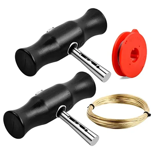 Pinsheng 4 Stück Auto Windschutzscheiben Entfernungs Werkzeug Kit, Windschutzscheibenwerkzeuge Windschutzscheiben Reparatur Set, Universal Draht und Griffen Installation für Auto Fenster