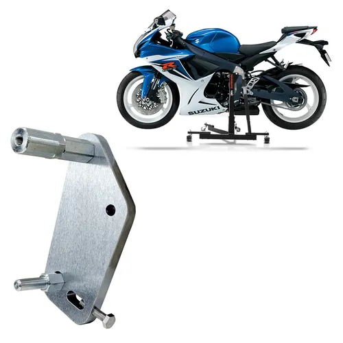 ConStands Motorrad Adapterplatte Power für Suzuki MOTEA - Rennsport-Teile, passt perfekt für Suzuki Motorräder und ermöglicht eine sichere und stabile Hebung für Wartungsarbeiten.