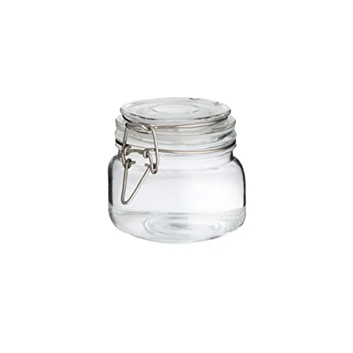axentia Drahtbügelglas, mit Ring, ca. 500 ml