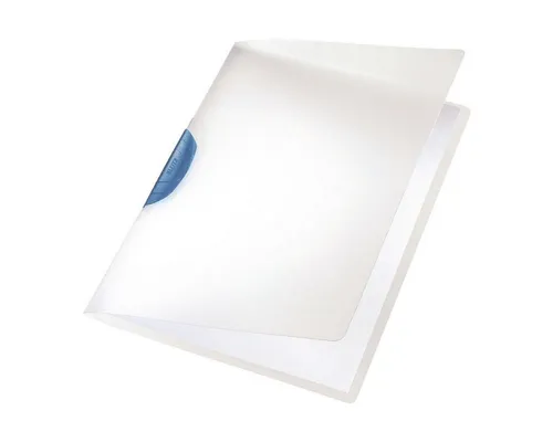 LEITZ Hefter Colorclip Magic 4174, mit Klemmfunktion, komplett aufklappbar, Format DIN A4, bis 30 Blatt