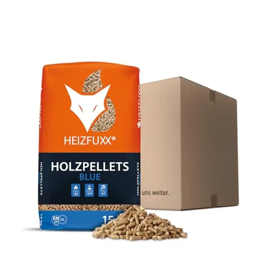 HEIZFUXX Holzpellets Blue Sackware 15 kg von HEIZFUXX