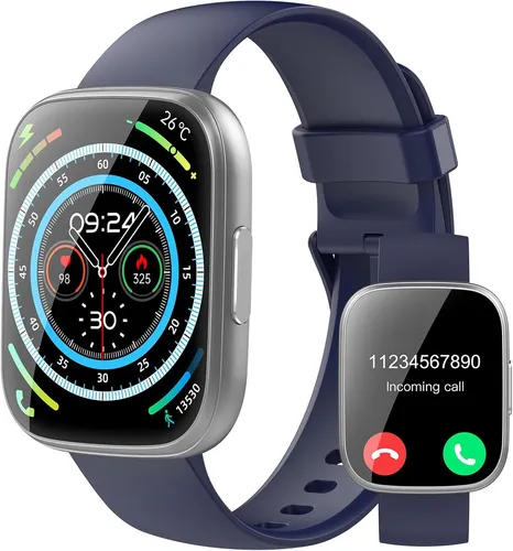 Puqo Smartwatch Herren Damen, 1,95