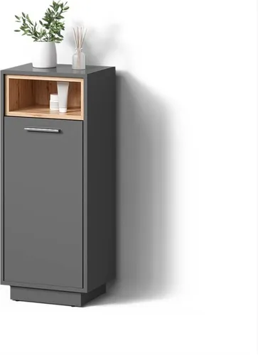 Livinity Midischrank Temo, Anthrazit, 30 x 93 cm