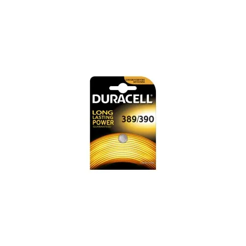 Duracell 389/390 Silberoxid 1.5 V Batterie Knopfzelle/(Silberoxid, Währung, 1,5 V, 1 Stück (S), SR54, 80 mAh)