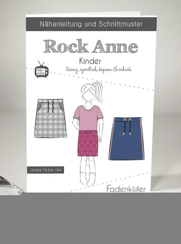 Schnittmuster Fadenkäfer Rock Anne Kinder