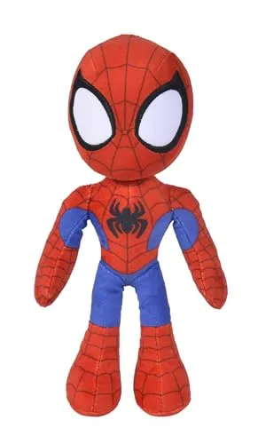 Simba 6315875810X06 - Disney Marvel Spidey Plüschfigur 25cm mit Glow in the Dark Augen, der perfekte Kuschelpartner für kleine Superhelden!