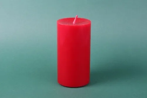 Stumpenkerze gegossen 