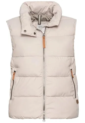 camel active Damen Steppweste aus recyceltem Polyester von camel active