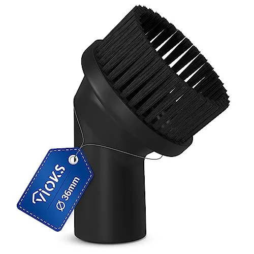 VIOKS Saugpinsel Staubsauger Aufsatz Bürste für 36mm Rohr-Ø/Möbelpinsel Staubsauger Bürste für Staubsauger - Zubehör für Staubsauger