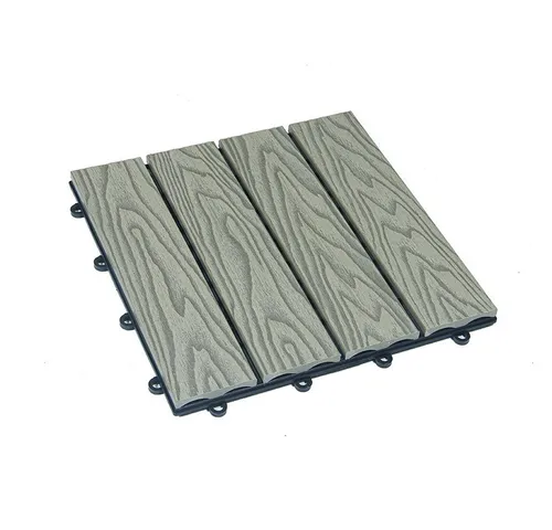 HOME DELUXE BAVARO PREMIUM WPC Klickfliesen, 1 m² - Antik Holzoptik - Fliesen für Außenbereiche mit einfacher Montage dank Klicksystem, wetterbeständig und mit Anti-Rutsch-Oberfläche für sicheren Halt – ideal für Terrassen und Balkone.