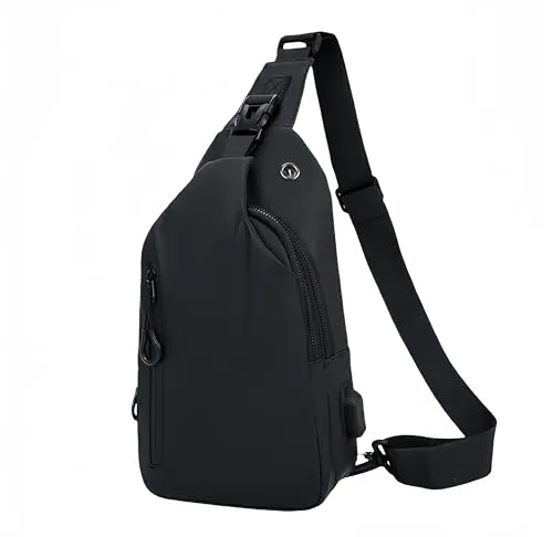 LEXICANMHS Umhängetasche Klein Herren Damen,Schultertasche Messenger Bag,Sling Crossbody Bag für Männer und Frauen,Shoulder Crossbag Brusttasche Damen Crossbody Handytasche