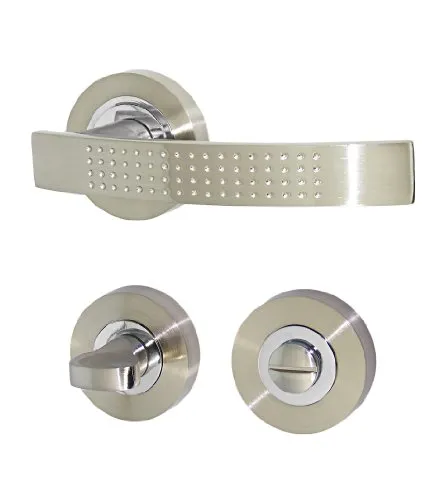 Haeusler-Shop Türbeschlag 1354-W R WC Türgriffe Türdrücker Türklinke Türbeschläge