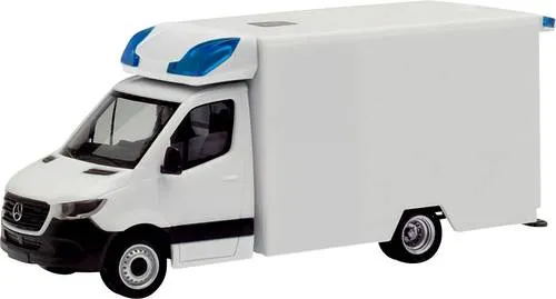Herpa 013826 H0 Mercedes Benz Sprinter - Maßstabs- und originalgetreues Einsatzfahrzeug, ideal für Sammler ab 15 Jahren