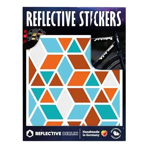 Reflective Berlin Shapes Reflexaufkleber Vintage Einheitsgröße