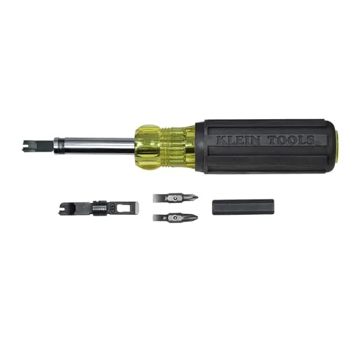 Klein Tools 66/110 Schnitt Typ Kombination Impact Punchdown Tool, mehrfarbig, VDV001-081
