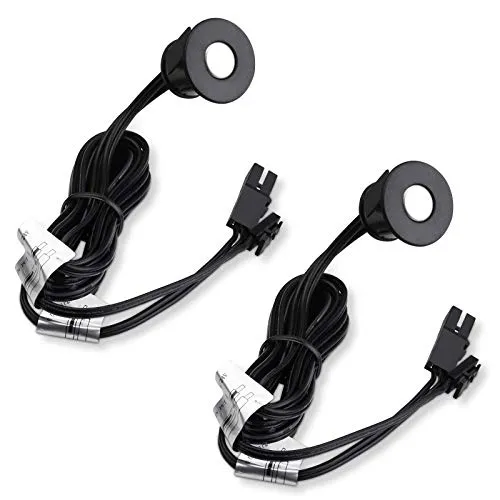 SO-TECH LED Berührungssensor SO4 mit Dimmfunktion - 2 x Einbau-Dimmschalter für müheloses An- und Abdimmen von Leuchten. Ideal für Schreibtische und Arbeitsplatten, einfaches Antippen für Kontrolle. Kompakt und elegant in Schwarz.