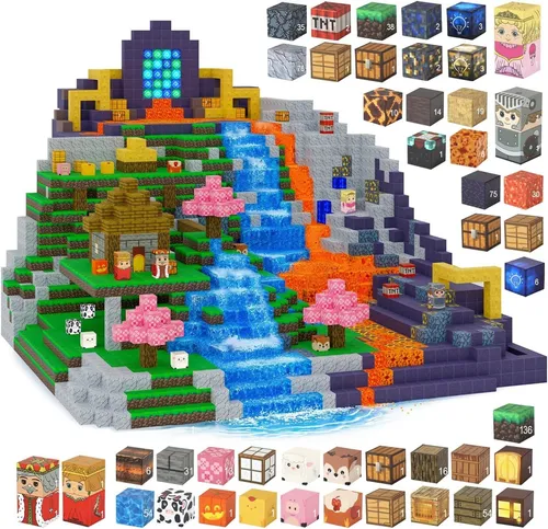 Magnetische Bausteine Kinder ab 3 Jahre Magnetic Toys Pixel Blocks 660
