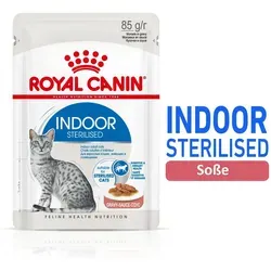 ROYAL CANIN Indoor Sterilisiert in Sauce 12x85g von Royal Canin