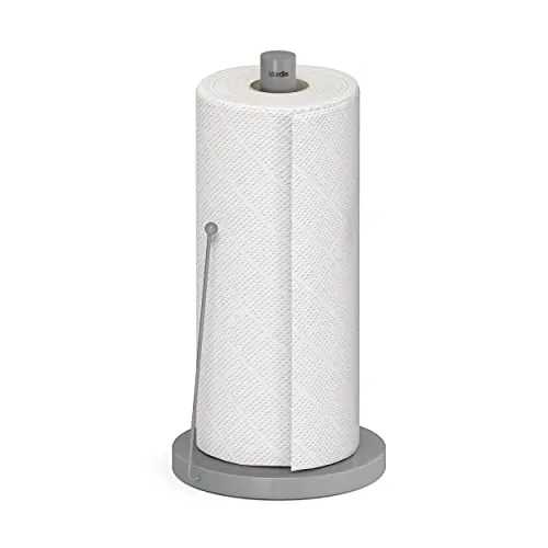 stardis Küchenrollenhalter Simply Edelstahl matt gebürstet Rollenhalter Stabil Und Langlebig Papierrollenhalter (grau)