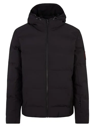 Ziener Skijacke TYERS schwarz 54 - Wintersport-Bekleidung, umweltfreundliche Materialien aus 100% recyceltem Polyester für nachhaltigen Komfort und Schutz auf der Piste.