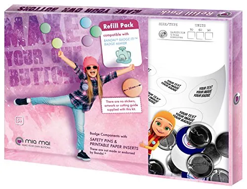 Produktbild Badge-It kompatibles Nachfüllpack für Button-Maker Buttonmaschine