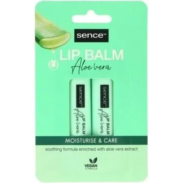 Sence Lip Balm Aloe Vera 2x4 3g Stick Balm Cream Protection (Lippencrème) (39077116)