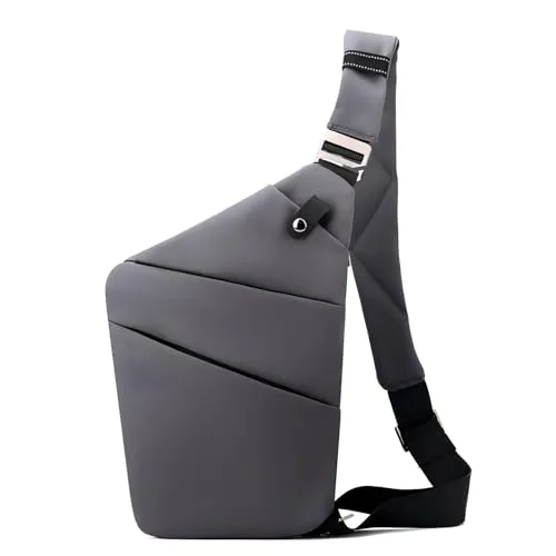 BIRDDIE Schultertasche Herren Sport Umhängetasche Outdoor Diebstahlsichere Tasche Crossbody Verstellbare Umhängetasche für Reisen Wandern und Fahrrad