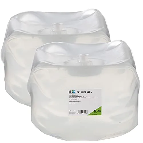 Medicalcorner24 IPL Gel Epimed, IPL Kontaktgel für Haarentfernung, 2 x 10 Liter Cubitainer