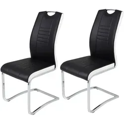 HELA Esszimmerstuhl Tabea Freischwinger in schwarz von Hela