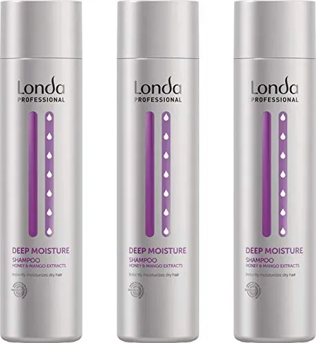 Londa Deep Moisture Shampoo 3x250 ml
