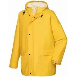 teXXor Arbeitsjacke List, 4150 - Wasserdichte Regenjacke in Gelb, Größe XXL - Funktionsjacke aus 100% Polyester mit PU-Beschichtung, wasserdicht bis 3000mm. Ideal für alle Wetterbedingungen, mit justierbarer Kapuze und praktischen Taschen.