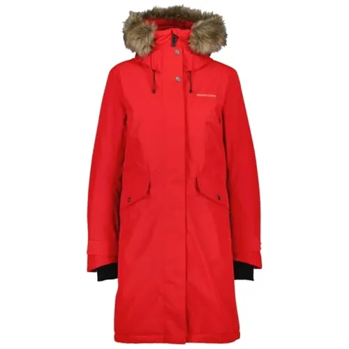 Didriksons Erika Women's Parka 3 - Funktionsjacke für Damen, 100% wind- und wasserdicht mit umweltfreundlicher Isolierung aus Recyclingfasern, perfekt für kalte Wintertage.