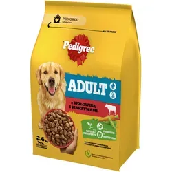 PEDIGREE® Adult 2,6kg mit Rindfleisch und Gemüse – Alleinfuttermittel für ausgewachsene Hunde großer und mittlerer Rassen
