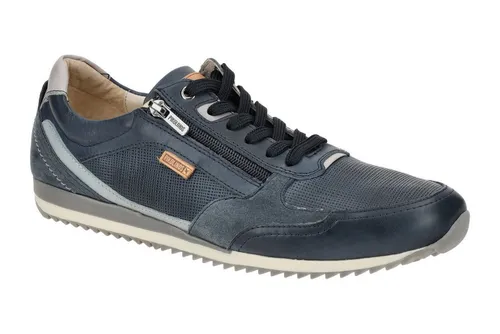 Pikolinos Sneakers in Leder Liverpool für Männer Farbe Azul - Hochwertige Herren Sneakers aus weichem Leder mit bequemer Laufsohle, ideal für den täglichen Gebrauch und stilvolle Outfits.