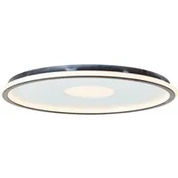 BRILLIANT moderne LED Deckenleuchte VEGAS - Lampen mit Fernbedienung, dimmbar und einstellbare Lichtfarbe von warm- bis kaltweiß für individuelles Ambiente. Energieeffizient mit 5400 Lumen und Nachtlichtfunktion.