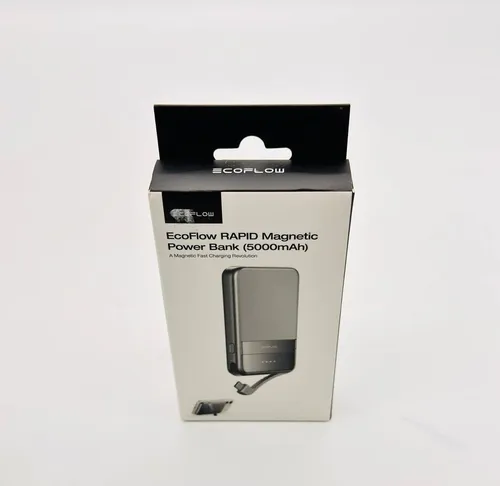 Ecoflow Rapid 5000mAh Powerbank Silver - Powerstation mit 5000mAh Kapazität, ideal für unterwegs und sorgt für schnelle Ladezeiten Ihrer Geräte.