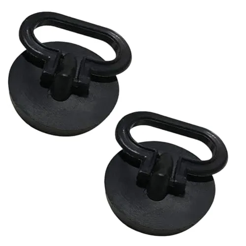 Stück Abflussstopfen, Spüle Abfluss Stöpsel, Abflussstopfen mit Handgriff, Abfluss Stopper, Schwarz, für Küchenspüle Badewanne Bad 2