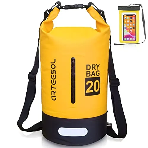 Blackace arteesol Dry Bag wasserdichte Tasche 5L/10L/20L/30L Wasserfester Beutel Packsack mit Langen Doppeltem Verstellbarer Schulterriemen für Schwimmen Bootfahren Kajak Wassensport Treiben