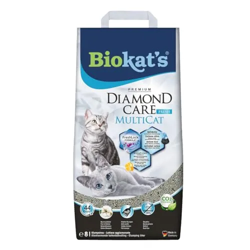 Biokat's Diamond Care MultiCat Fresh Katzenstreu mit Duft von Biokat's