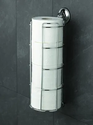 Everloc Toilettenpapier-Halter-Depot mit Saugnapf