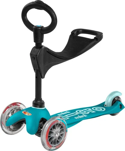 Mini Micro Deluxe 3in1 Kickbike-Roller - Multifunktionaler Roller für Kinder ab 1,5 Jahren, mitwachsend und stabil, fördert motorische Fähigkeiten und Gleichgewicht, ideal für Asphalt.