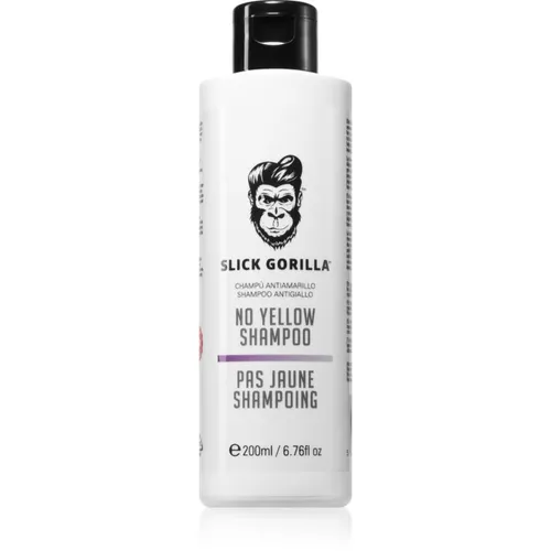 Slick Gorilla No Yellow Shampoo Shampoo für blonde Haare 200 ml