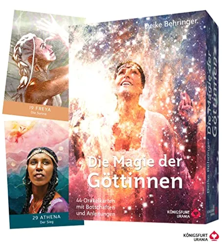 Die Magie der Göttinnen: 44 Orakelkarten für Inspiration - Moderne & Postmoderne, 44 Orakelkarten mit tiefgründigen Botschaften und Anleitungen für persönliche Einsichten und spirituelle Begleitung.