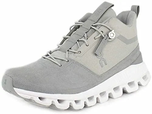 On Damen Cloud Hi Schuhe, Glacier Grey, US 7.5