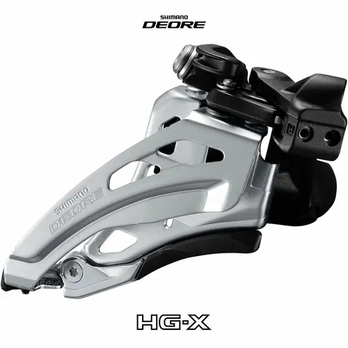 Shimano Deore Kettenumwerfer FDM617LX6 - Hochwertiger Front Pull Umwerfer für präzise Gangwechsel, entwickelt für optimale Leistung im Fahrradschaltungsbereich.