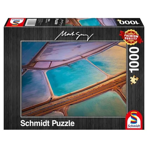SCHMIDT SPIELE PUZZLE MARK GRAY PASTELLE 1000 TEILE