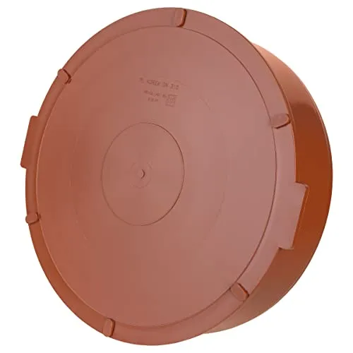 KG Muffenstopfen Ø DN315 Rohrstopfen Kunststoffstopfen Endstopfen Rohrdeckel Orange